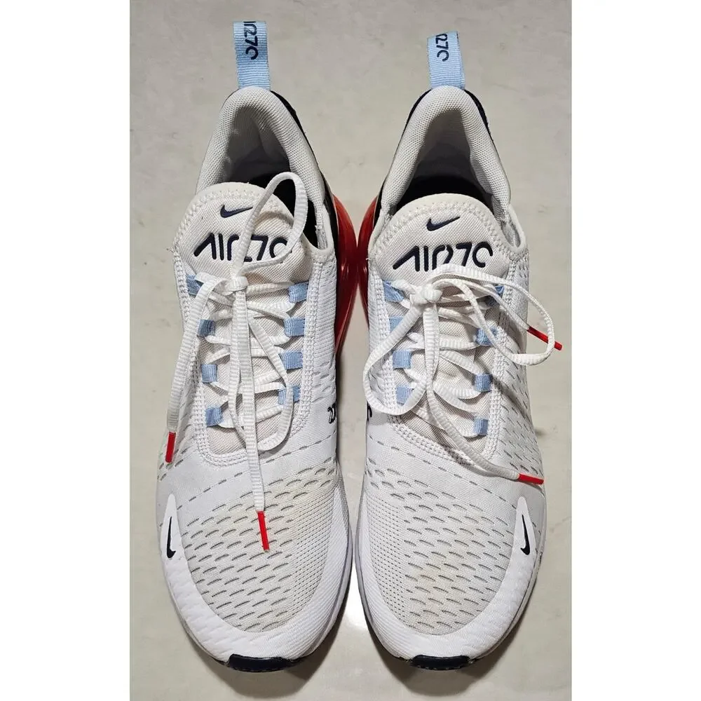 Nike Air Max 270 USA White Navy Chile Red Men's Size 11.5 DJ5172-100